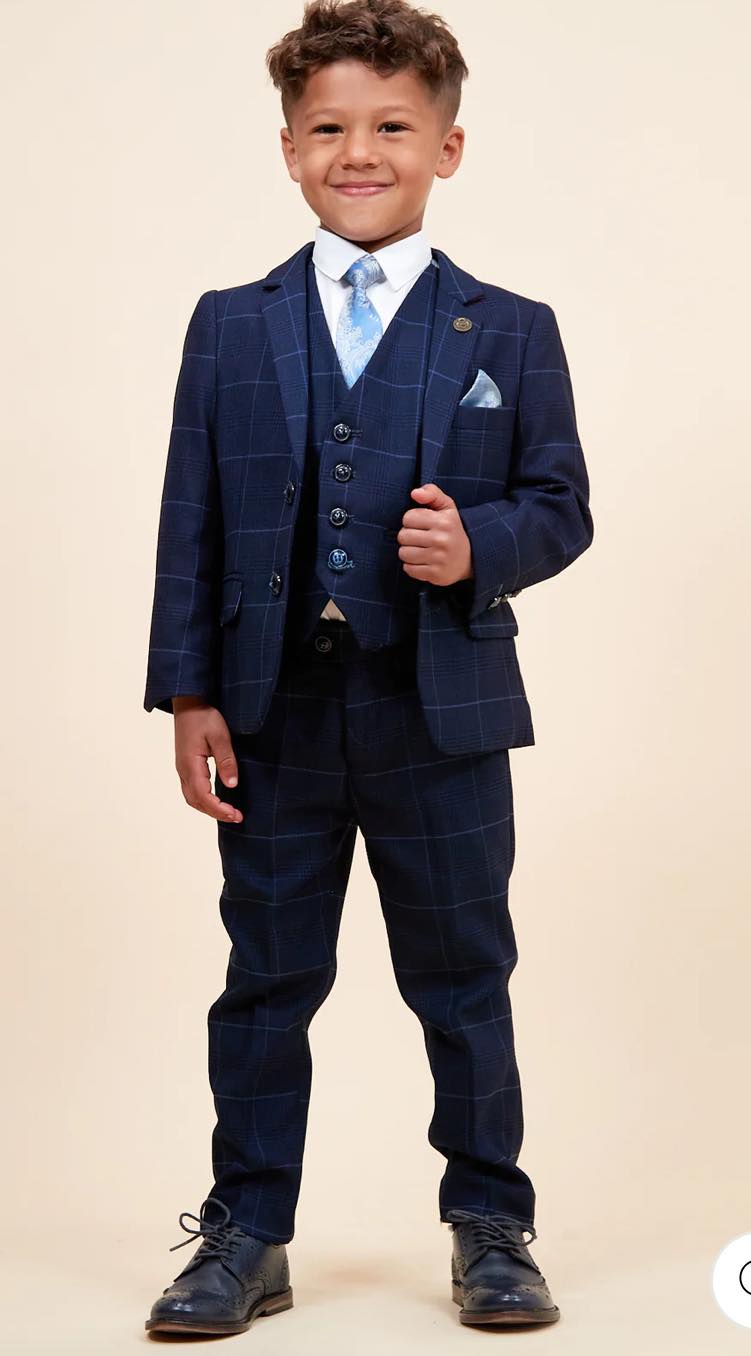 BOYS 3 PIECE SUIT - EDINSON SKY