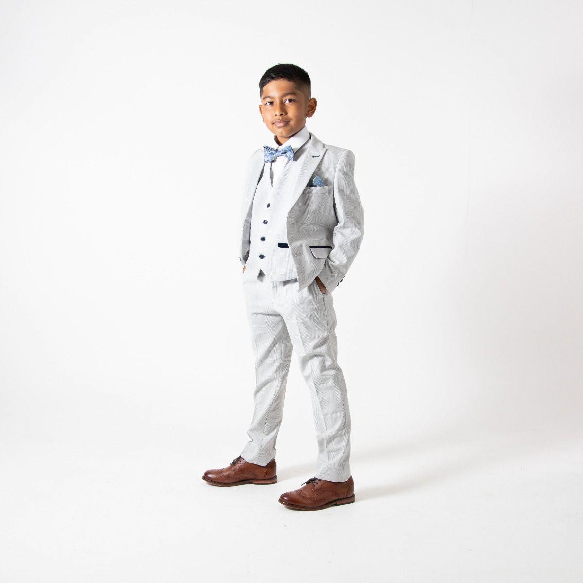 BOYS 3 PIECE SUIT - BROMLEY STONE