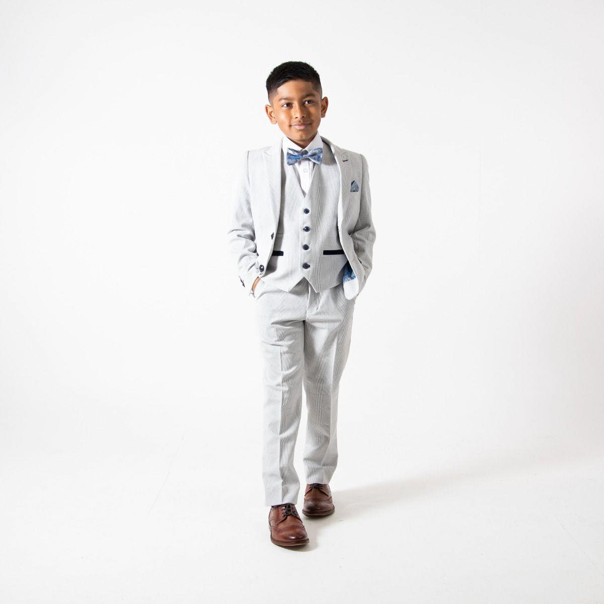 BOYS 3 PIECE SUIT - BROMLEY STONE